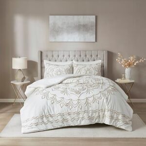 Madison Park Juliana 3-Piece Tufted 100% Cotton Chenille King/Cal King